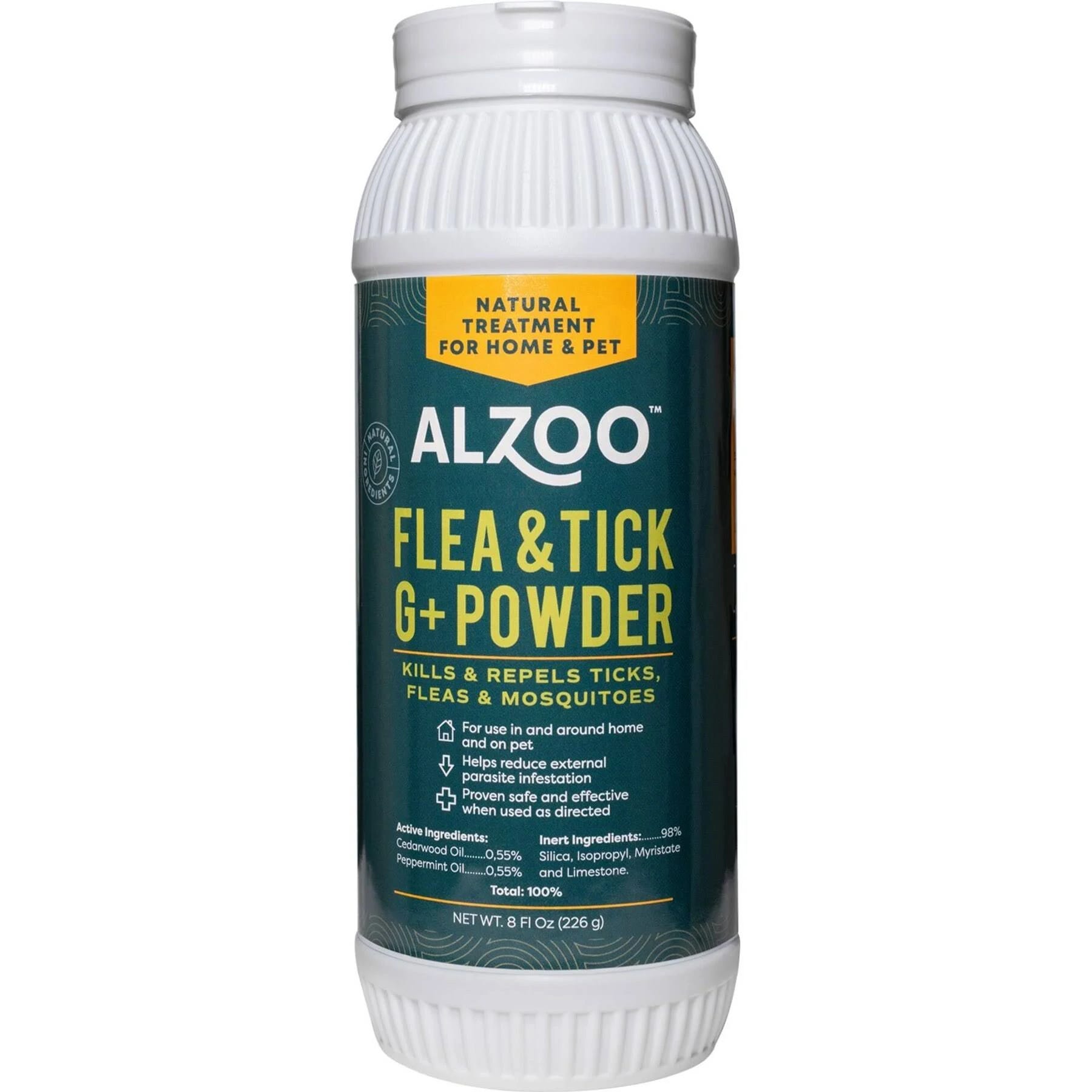 Alzoo Natural Flea Powder for Pets - Effective & Eco-Friendly | Image