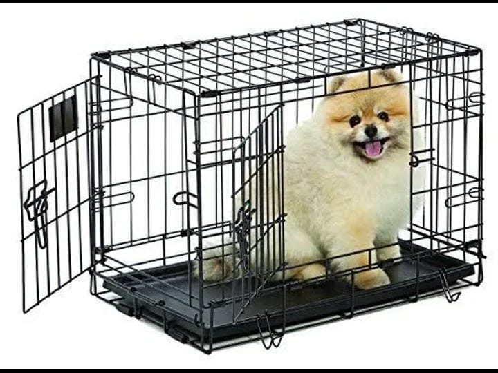 dog-crate-midwest-life-stages-xs-double-door-folding-metal-dog-crate-divider-1