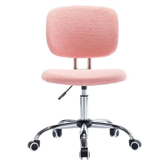 simplie-fun-teddy-velvet-pink-office-desk-chair-1