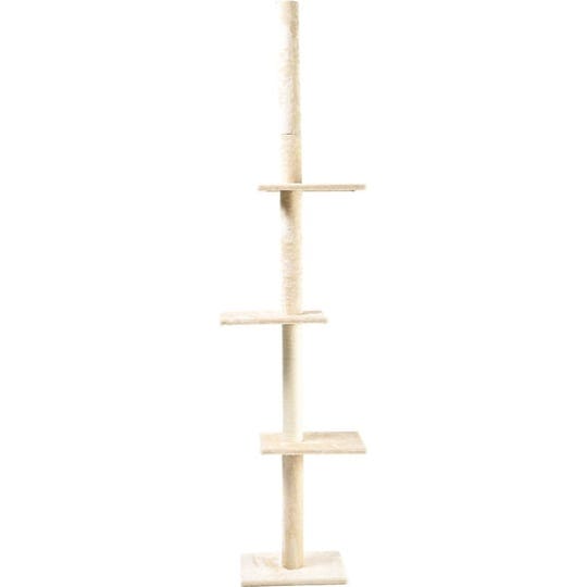 cat-craft-00348-unisex-4-level-carpeted-adjustable-floor-to-ceiling-climbing-perch-cat-tree-with-sis-1