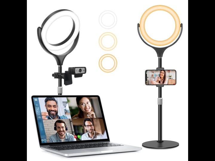 selfie-ring-light-for-desk-computer-laptop-video-conference-recording-evershop-ring-light-with-adjus-1