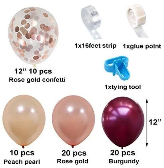 balayaya-burgundy-balloon-garland-kit-12inch-balloon-garland-including-burgundyrose-goldpeach-pearl--1
