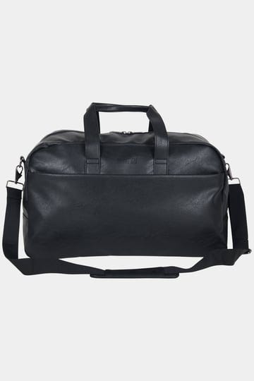 kenneth-cole-reaction-vegan-leather-duffel-bag-black-1