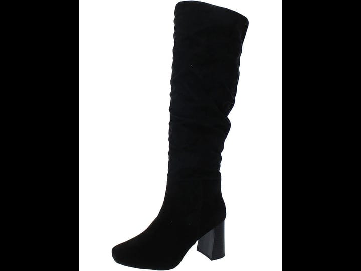 sugar-womens-emerson-faux-suede-slouchy-knee-high-boots-womens-size-11-black-1