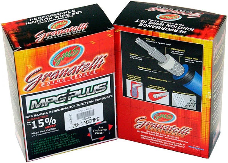 Granatelli Low-Resistance Spark Plug Wire: Increased Horsepower and Fuel Efficiency | Image