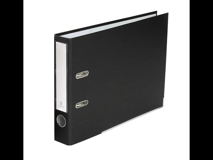 bindertek-2-ring-2-inch-premium-linen-textured-top-file-binder-for-top-punched-paper-black-tfsln-bk-1