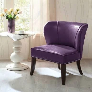 Southwestern Style Faux Leather Accent Chair | Image