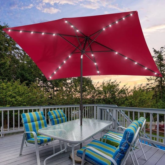 bonosuki-10-x-6-5ft-led-patio-rectangular-umbrella-with-tilt-and-crank-red-1