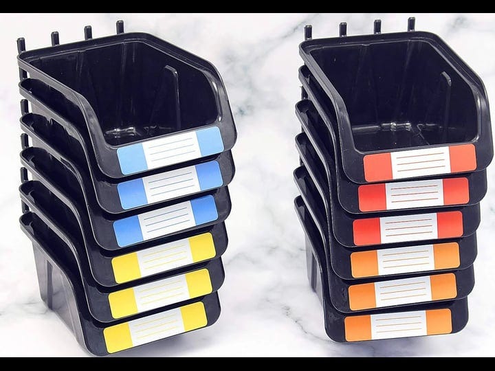 colorstorm-pegboard-bins-kit-12-pack-black-pegboard-parts-storage-tool-peg-borad-workbench-bins-orga-1