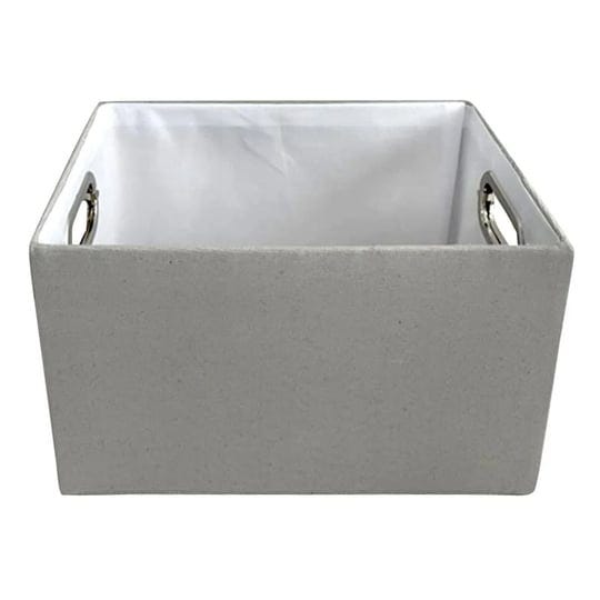 at-home-rectangle-fabric-storage-basket-grey-small-1