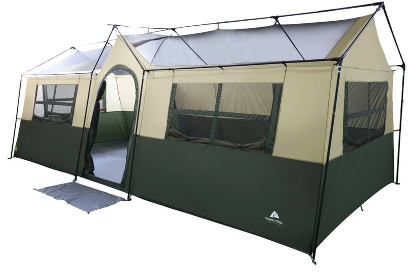 ozark-trail-hazel-creek-12-person-cabin-tent-green-1