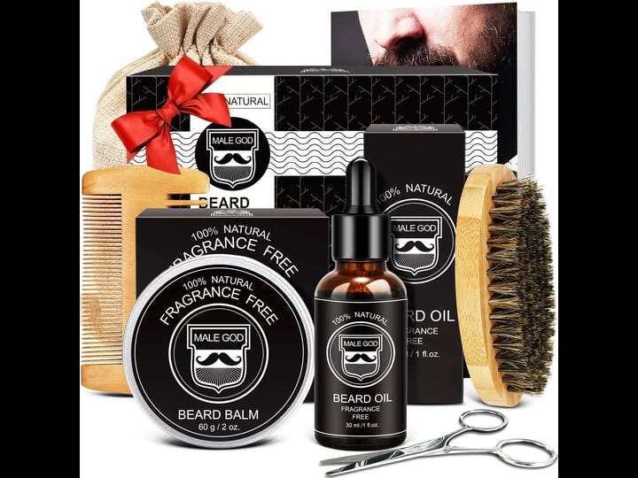 christmas-gifts-for-men-beard-kit-with-beard-oil-beard-balm-beard-1