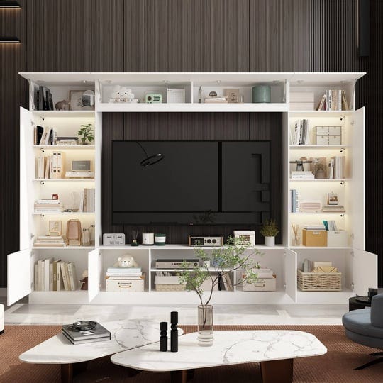 wall-unit-tv-stand-with-bookshelves-for-tvs-up-to-70-modern-console-white-1