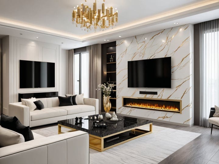 Fireplace-Gold-Tv-Stands-Entertainment-Centers-2