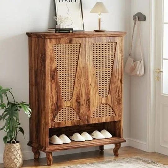 tribesigns-rattan-shoe-cabinet-5-tier-wooden-shoe-organizer-cabinet-with-ventilated-doors-freestandi-1