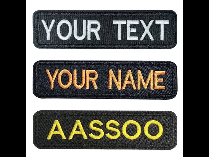 kamao-custom-embroidery-name-patches2-pieces-personalized-tactical-number-tag-iron-onhook-fastener-f-1
