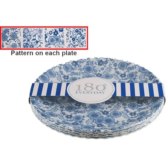 blue-white-floral-pattern-picnic-dinner-plate-9-inch-melamine-set-of-4-1