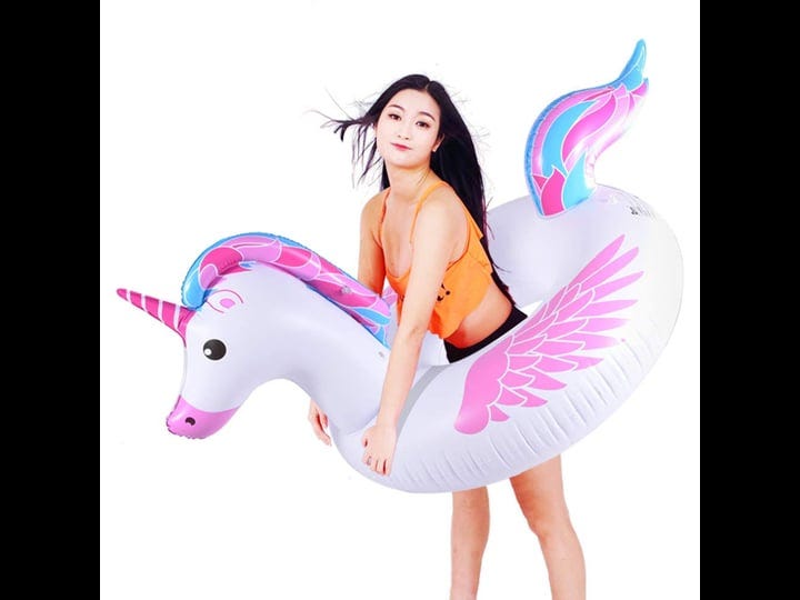 hiwena-inflatable-unicorn-pool-float-tube-for-party-summer-fun-pool-floaties-45-inches-pool-party-to-1