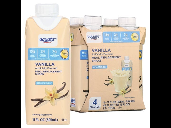 equate-meal-replacement-shake-vanilla-4-ct-11-fl-oz-each-white-1