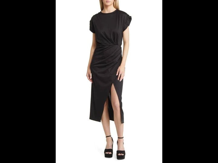 asos-design-ponte-sleeveless-tuck-detail-midi-dress-in-black-1