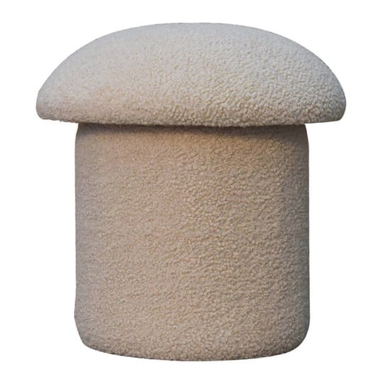 artisan-furniture-cream-boucle-mushroom-footstool-1