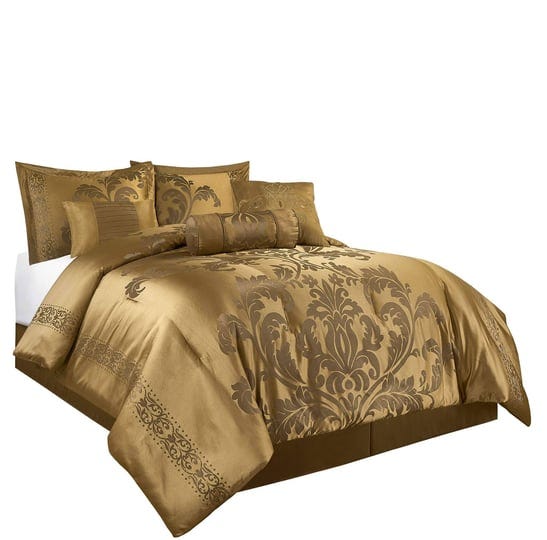 chezmoi-collection-7-piece-jacquard-floral-comforter-set-california-king-gold-1