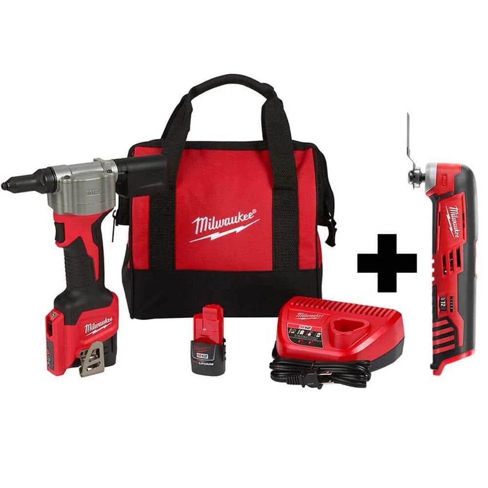 Milwaukee M12 Cordless Rivet Tool Kit | Image