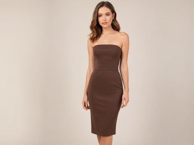Strapless-Brown-Dress-1