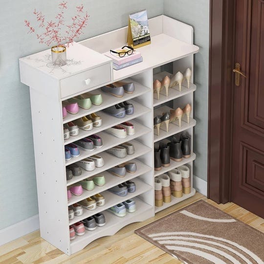 free-standing-8-layer-shoes-cabinet-entrance-shoe-organizer-rack-8-tier-white-1