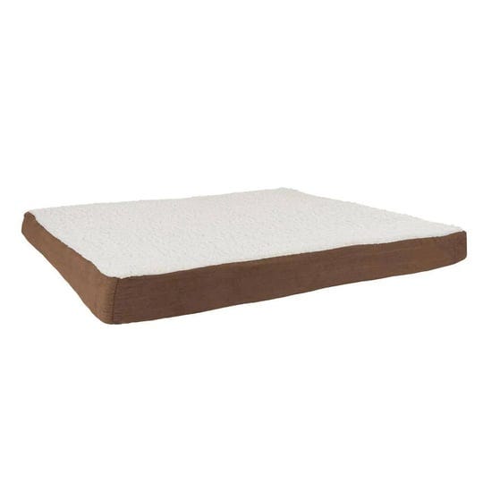pet-trex-large-44-in-x-35-in-brown-sherpa-top-orthopedic-memory-foam-pet-bed-with-non-slip-bottom-an-1