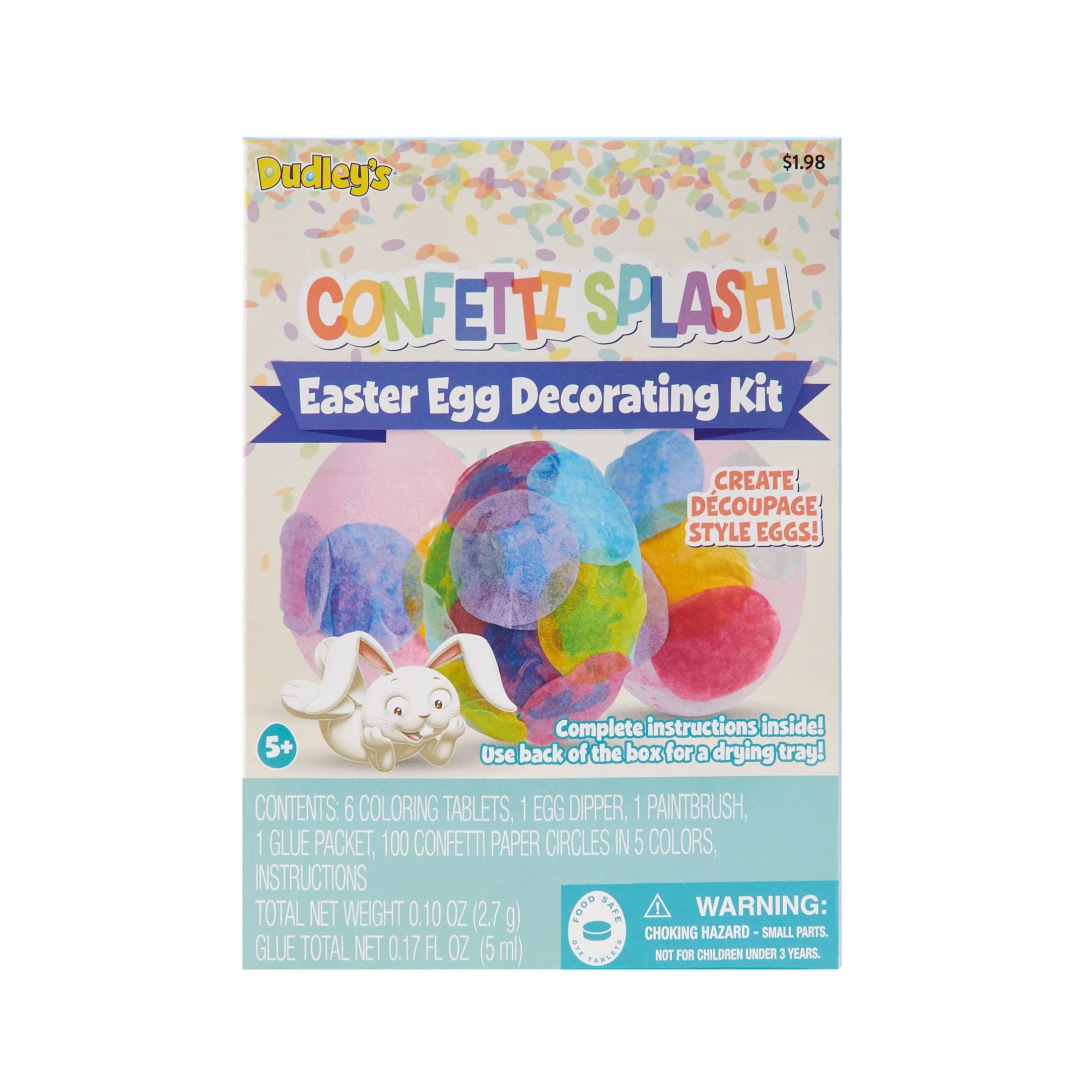 Confetti Splash Easter Egg Decorating Kit | Image