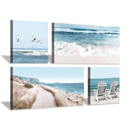 hardy-gallery-coastal-beach-canvas-wall-art-beach-chairs-seagulls-flying-picture-painting-print-for--1