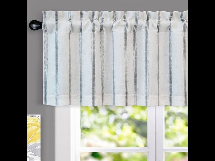 driftaway-farmhouse-linen-blend-blackout-valance-for-kitchen-18-inch-length-vertical-striped-printed-1