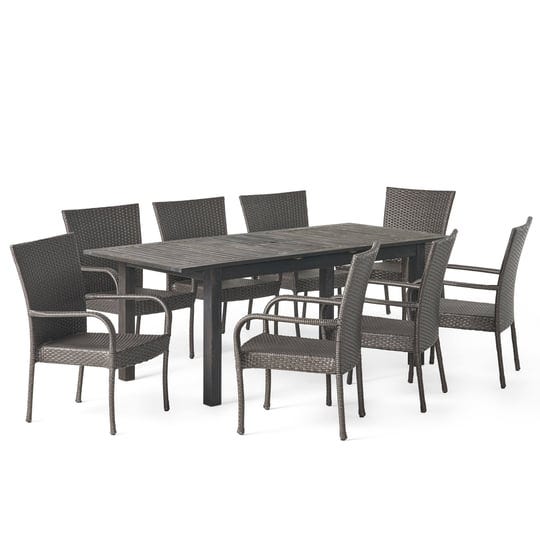 hayes-outdoor-9-piece-wood-and-wicker-expandable-dining-set-sandblast-dark-gray-and-gray-1
