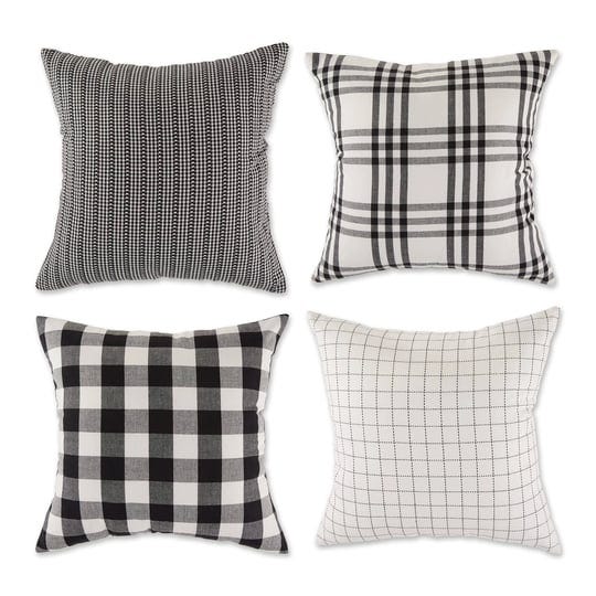 dii-asst-black-farmhouse-cotton-pillow-cover-18x18-inch-4-piece-1