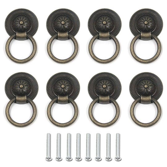 farboat-8pcs-ring-pulls-circle-knobs-cabinet-drop-handles-metal-hardware-antique-retro-for-dresser-d-1