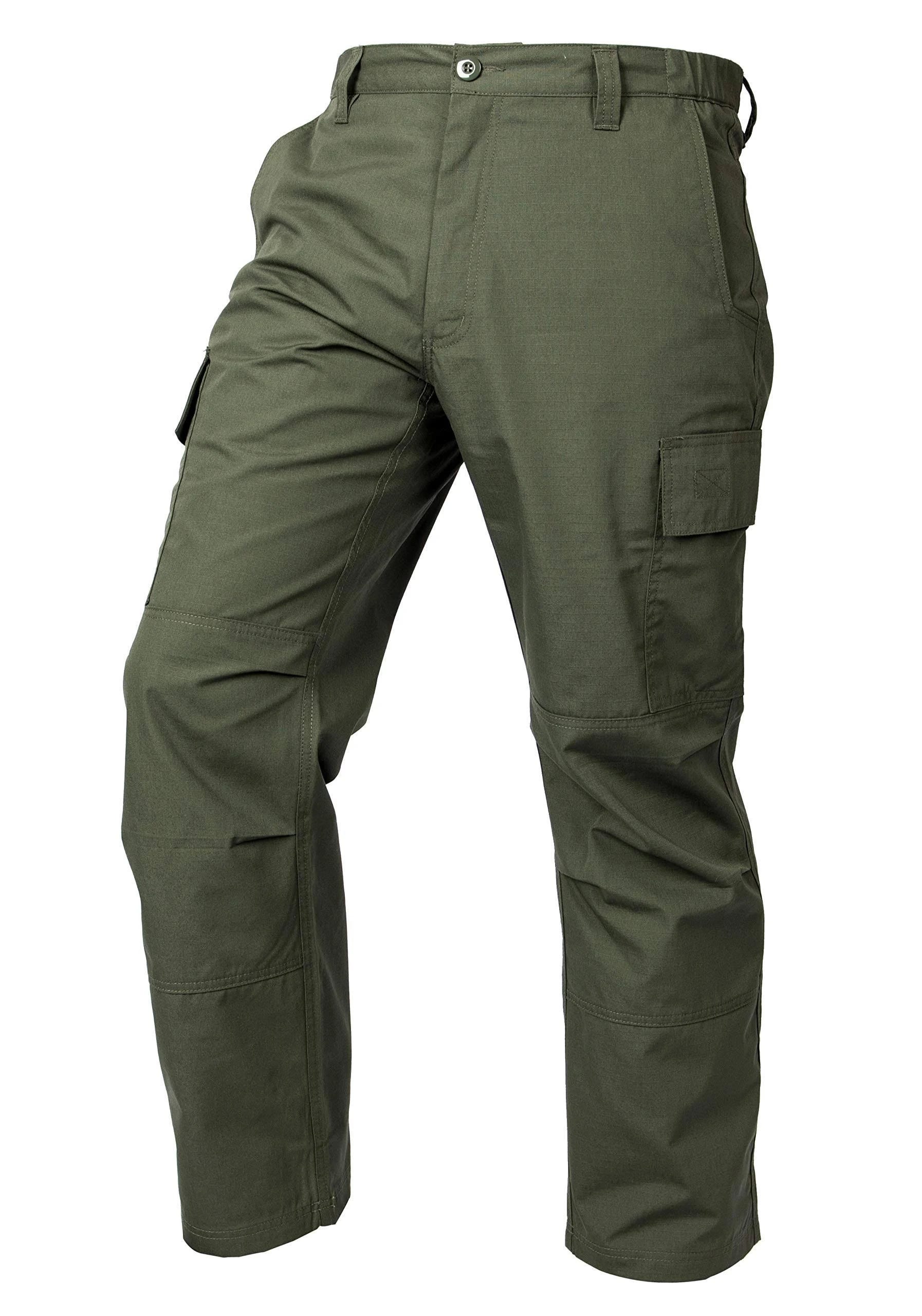 Comfortable RipStop Green Tactical Cargo Pants | Image