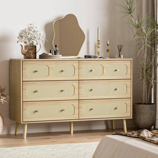 sinrom-6-drawer-double-dresser-for-bedroom-rattan-dresser-with-gold-handles-boho-chest-of-drawers-wi-1