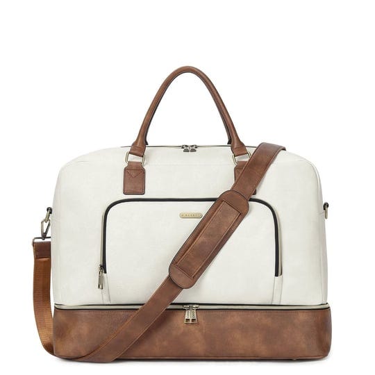 travel-duffel-bag-for-women-leather-oversized-weekender-overnight-bags-with-shoe-compartment-beige-w-1