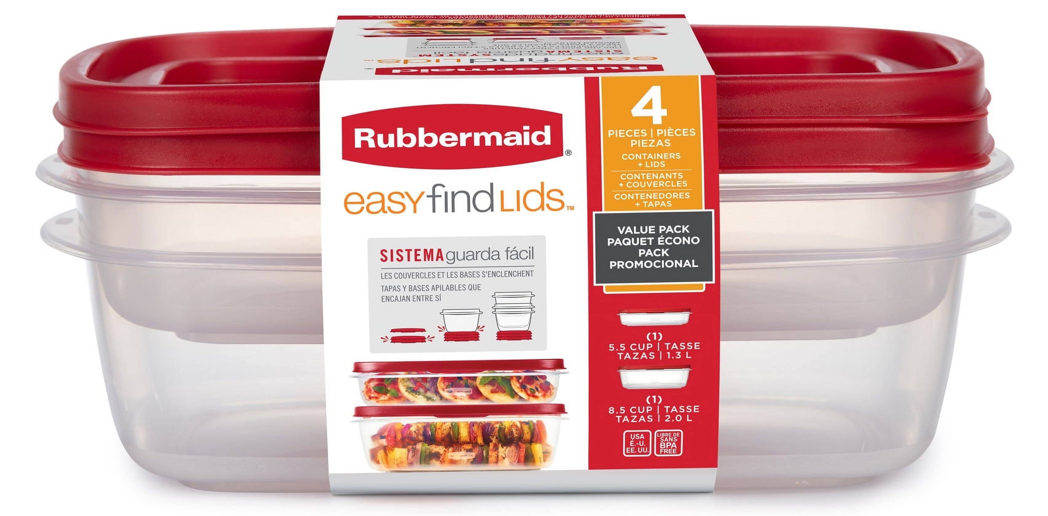 Rubbermaid Easy Find Lids Containers - Value Pack | Image