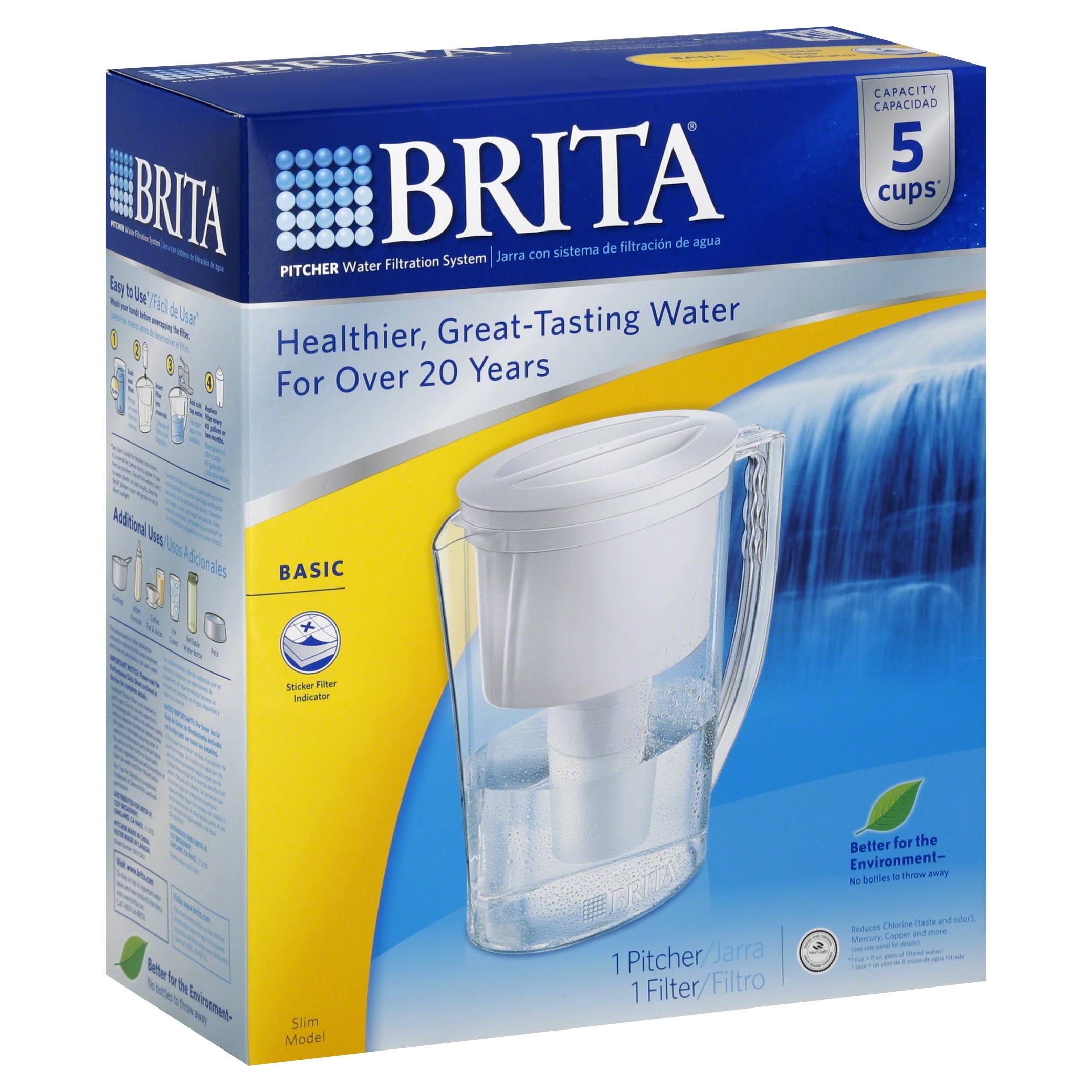 Stay Hydrated with Brita Slim Filter Pitcher | Image