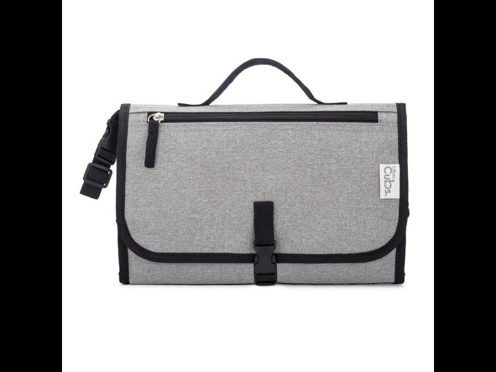 baby-portable-changing-pad-diaper-bag-travel-mat-station-grey-large-1