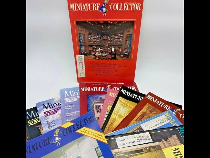 miniature-collector-magazine-lot-14-dollhouse-furniture-decor-1985-to-1994-bk17-1