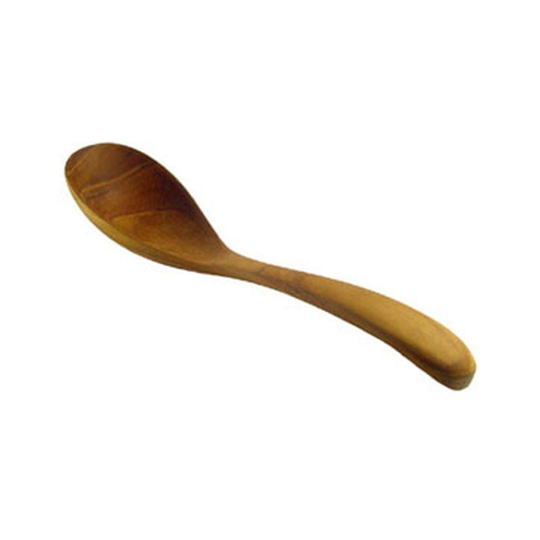 Teak Wood Ramen Soup Spoon with Unique Handcrafted Design | Image