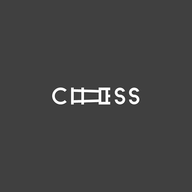 Clever Typographic Logos - Chess