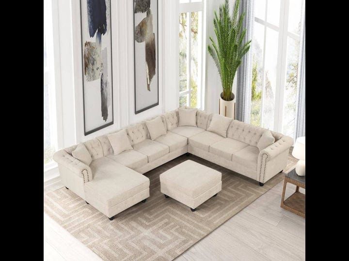 morden-fort-4-piece-beige-linen-corner-sectional-132in-w-rolled-arms-u-shape-sectional-sofa-in-with--1