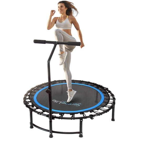 serenelife-40-inch-indoor-outdoor-fitness-cardio-sports-trampoline-with-handrail-1
