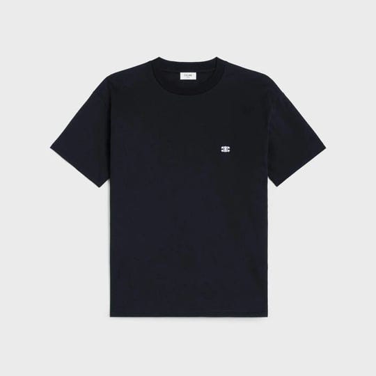 celine-triomphe-loose-t-shirt-in-cotton-jersey-black-size-m-for-men-1