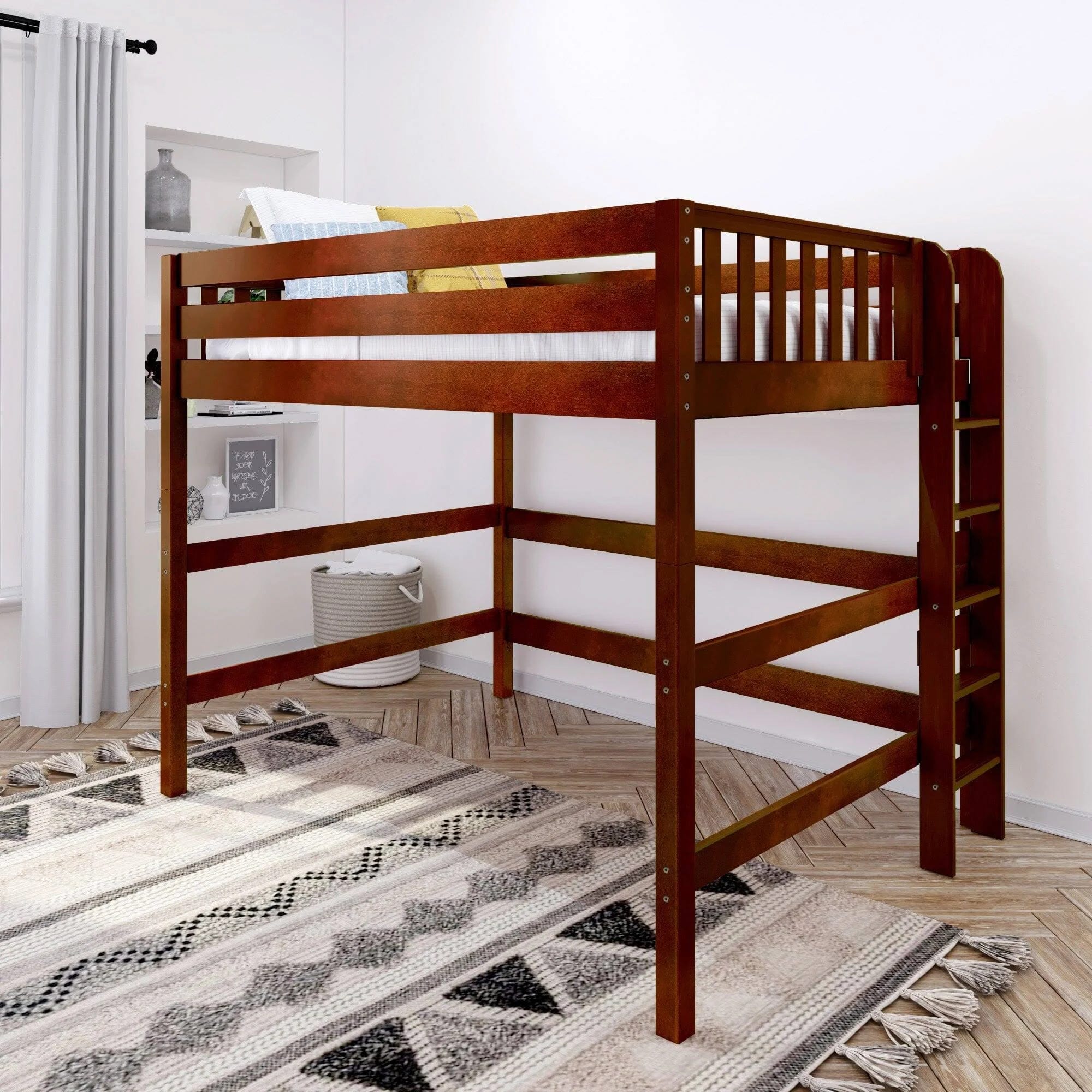 Solid, Stable, and Versatile Queen Loft Bed | Image