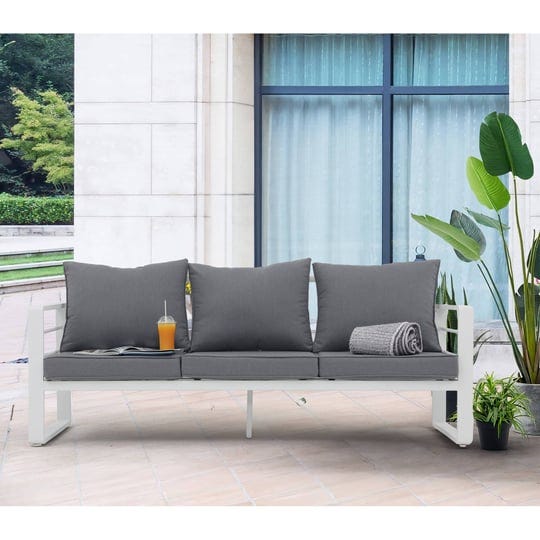 outdoor-aluminum-3-seater-sofa-with-cushion-white-grey-1